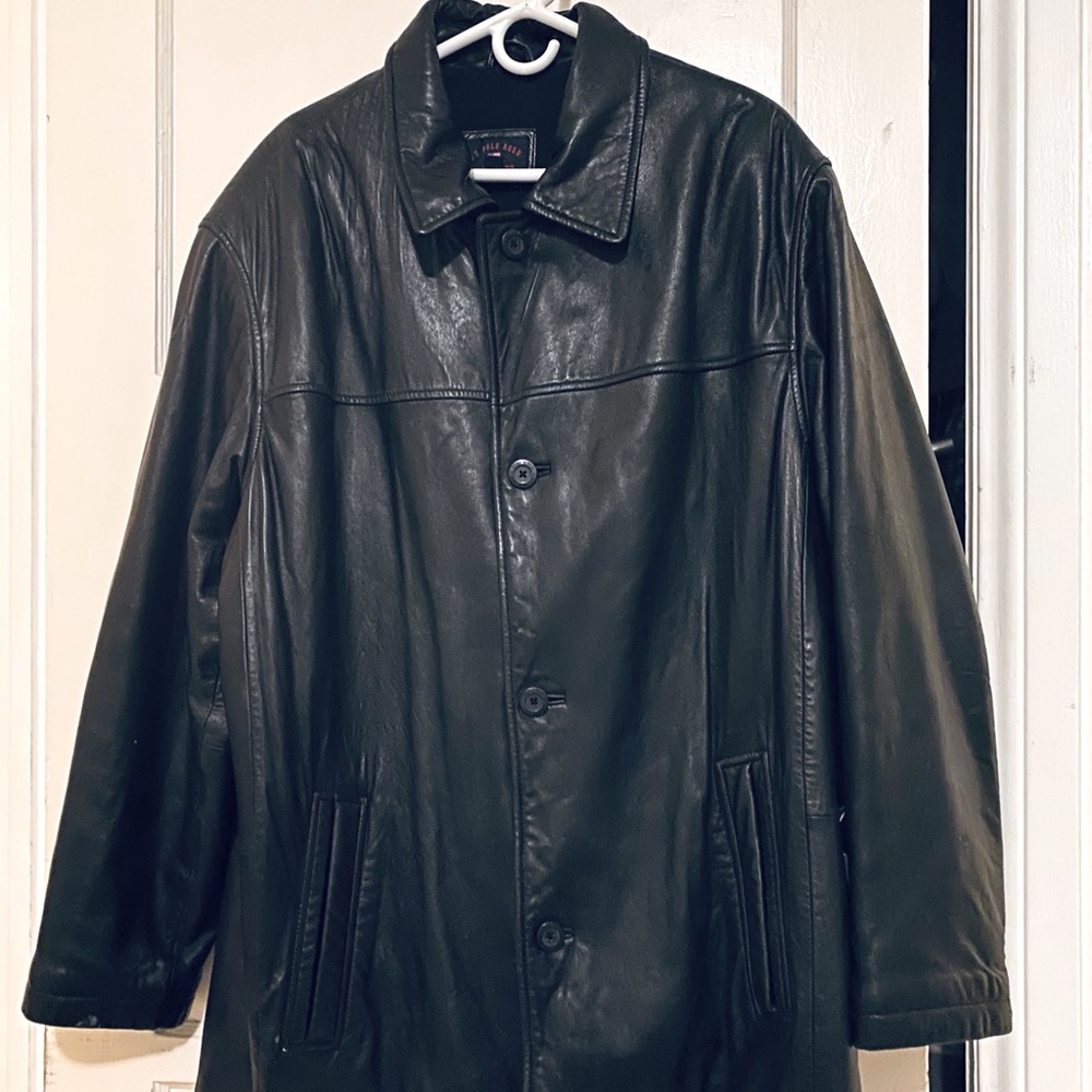 🚨SOLD US Polo Assn Leather Jacket, Men XXL